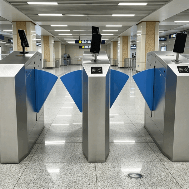 Barreira de Aleta Automática com reconhecimento facial óptica — Baroxon