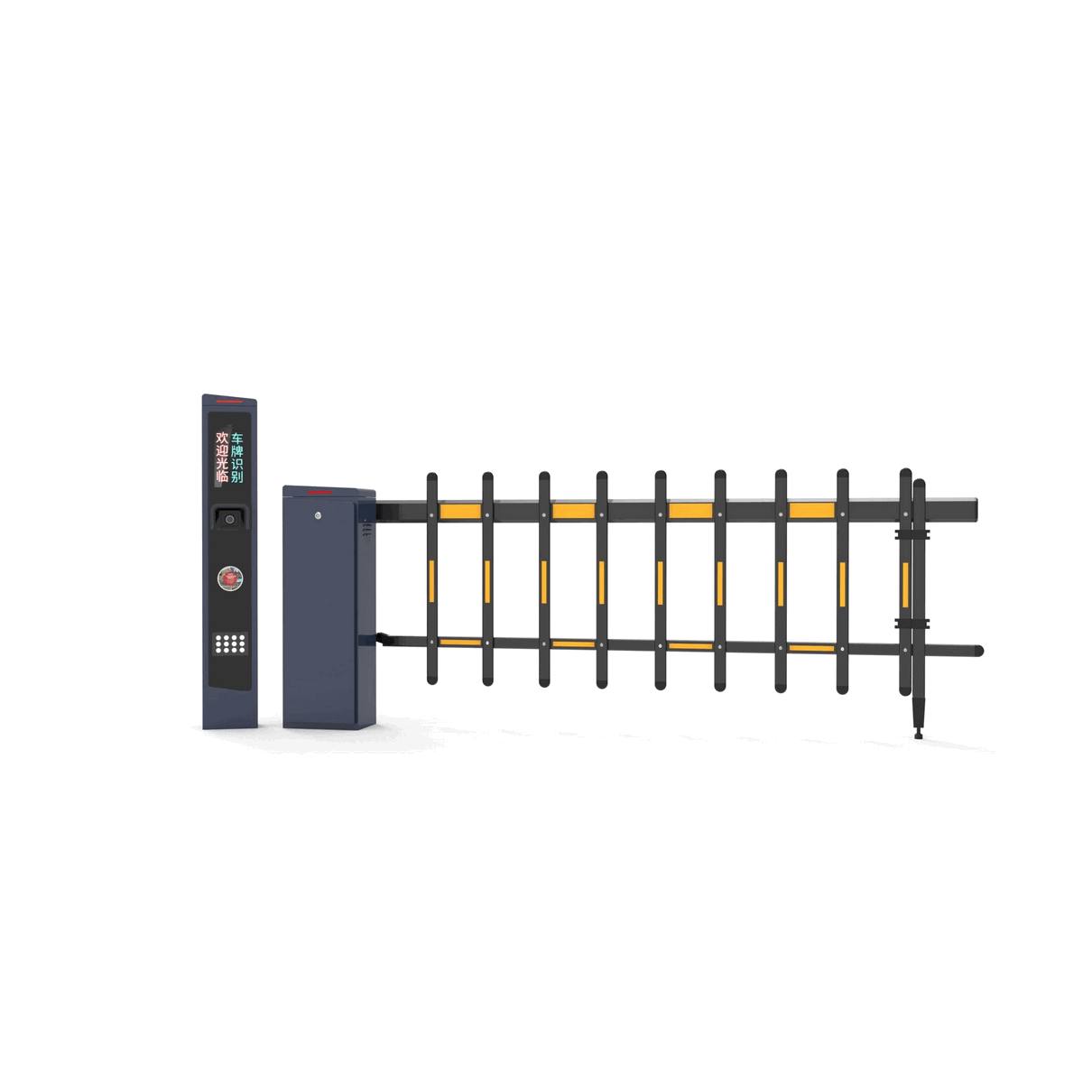 Custom 6m Telescopic Intelligent Boom Barrier Gate with Long-Range Safety Remote