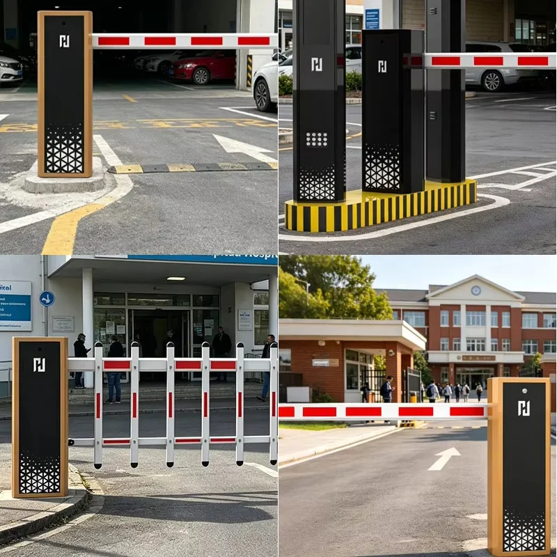 Speed-Adjustable RFID Boom Barrier Gate for Secure & Efficient Parking Access