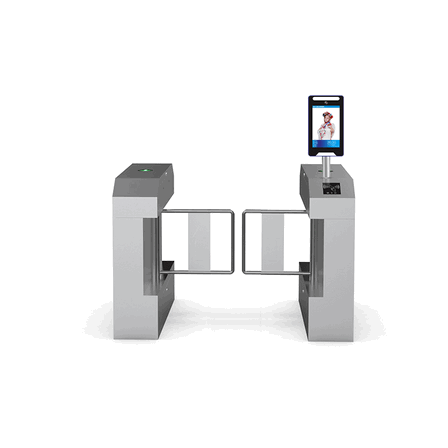 Barreira de Aleta Automática com biometria com leitura RFID — Baroxon