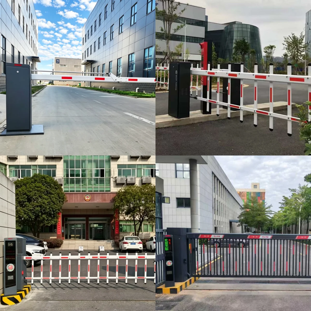 Automatic Aluminium Barricade Gate System for Large-Scale Facility Parking Access