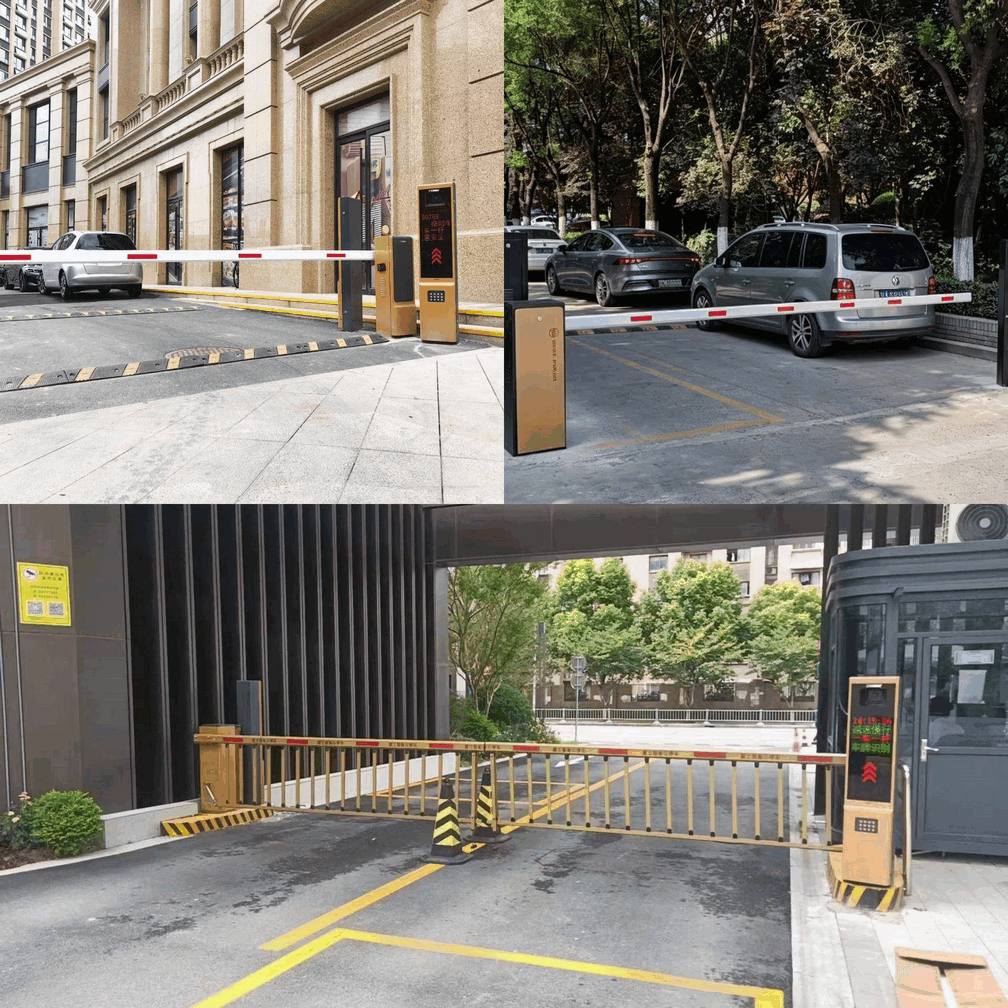 Cancela com Reconhecimento de Placas com orientação por voz comercial — Baroxon