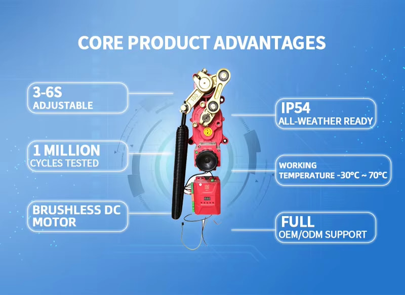 Baroxon high-reliability variable frequency DC brushless motor optimized for high-frequency continuous operations Brasil