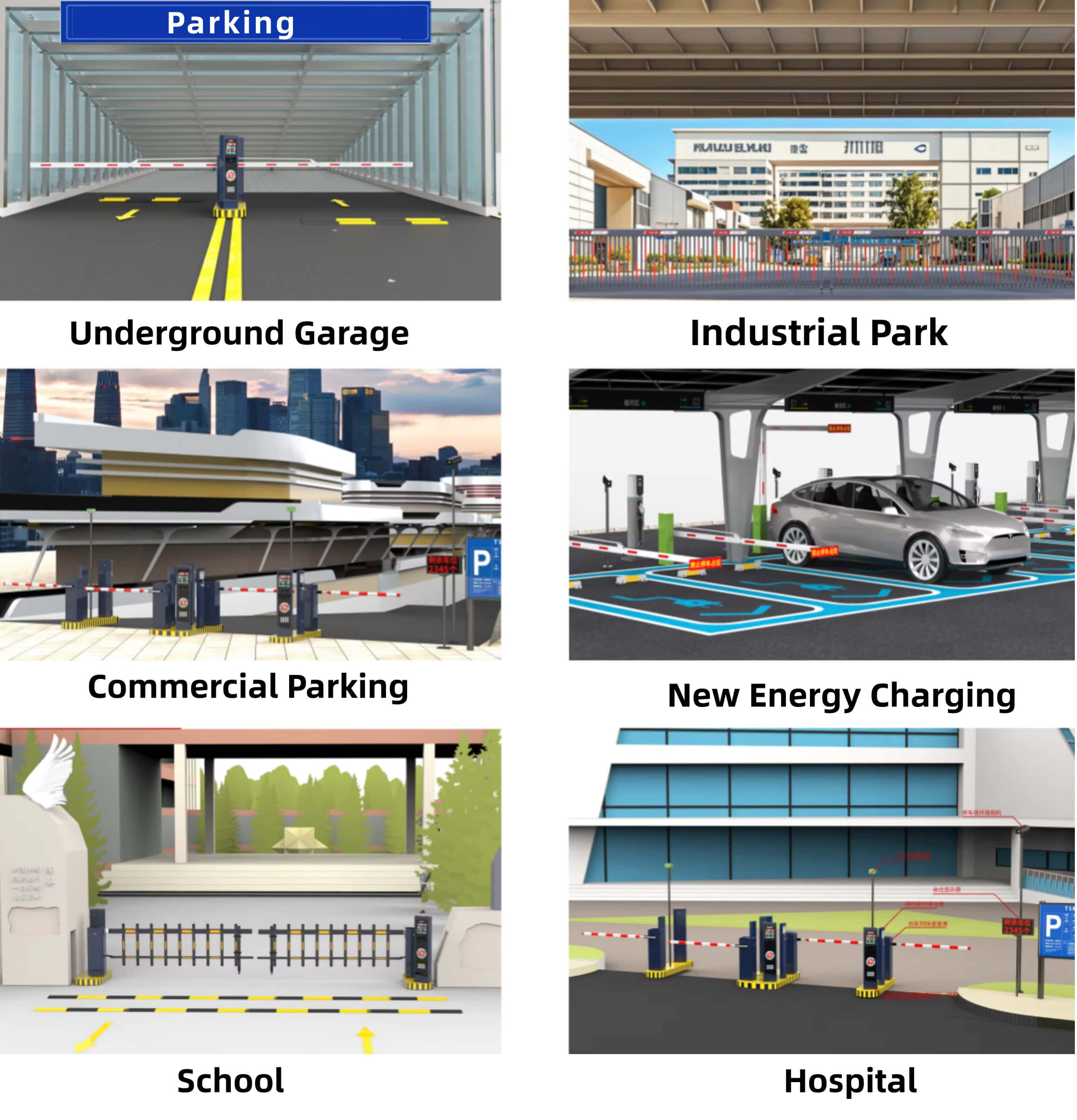 Baroxon electric portal driveway operator for upscale residential condominium security entry Brasil